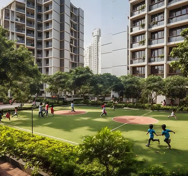 This is what I strive for: architecture that creates a backdrop for life. Here at this residential development, ample green space encourages community interaction and play, demonstrating my belief that good design fosters connection and well being.
