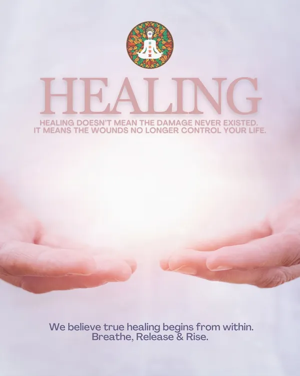 Healing is not about erasing the past, but about ensuring the past no longer controls your future. We believe true healing starts from within, a gentle process of breathing, releasing, and rising.