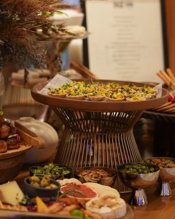 A stunning grazing table and canapé display we created for the Hindustan Times 100-year anniversary. This setup showcases our ability to cater to large, prestigious events with style and abundance.