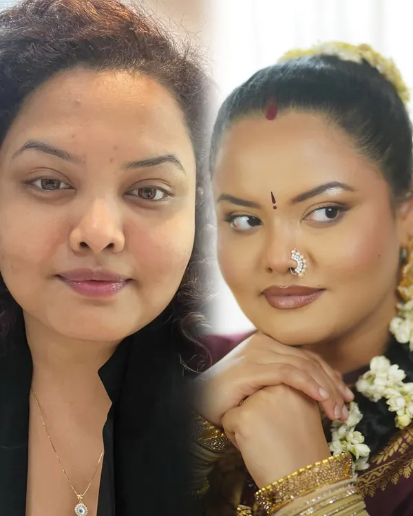 This is the power of knowing the right techniques for your own face. In my self-makeup classes, I teach you how to go from your daily look to a stunning traditional glam, perfect for any festival or wedding function.
