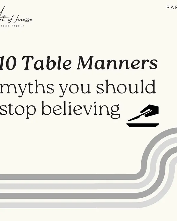 Think you know table manners? This series busts common myths to help you dine with more confidence and less confusion. Let's start with the "silent code" of cutlery.