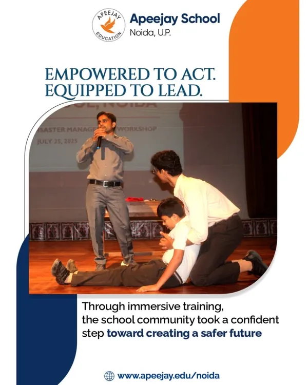 We believe in empowering students to act and equipping them to lead. Through immersive training in our Disaster Management Workshop, our school community took a confident step toward creating a safer future, ready to respond effectively in times of crisis.