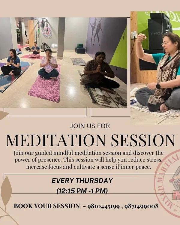 This is where you find your focus. My guided meditation sessions are held every Thursday in a calm, supportive environment. You can see our members here, taking a moment to disconnect from the outside world and connect with their inner strength.