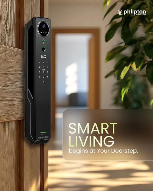 Smart living begins the moment you arrive home. I designed this lock to be the first step into a more secure and effortless lifestyle, blending seamlessly with modern architecture.
