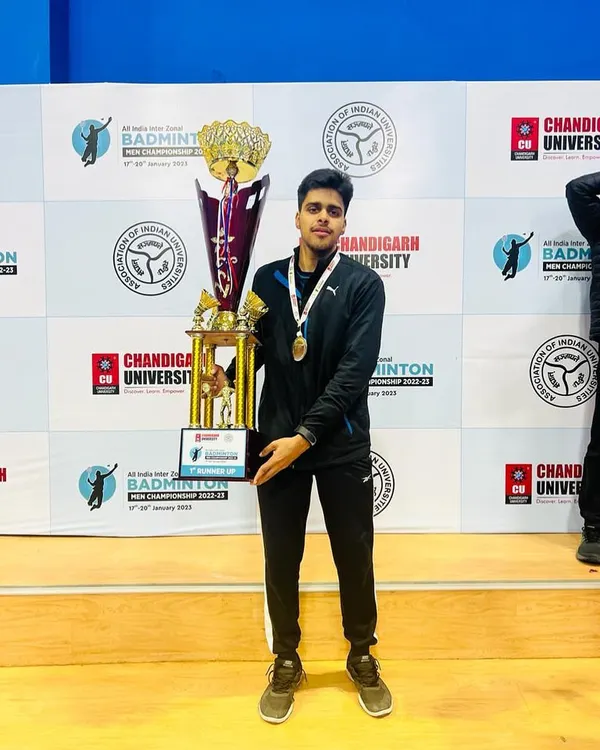 I am incredibly proud to showcase my student, Akash, with his silver medal from the All India Inter-University Badminton Championship 2023. His victory is a testament to the fact that consistent effort and dedication lead to success at the highest levels.