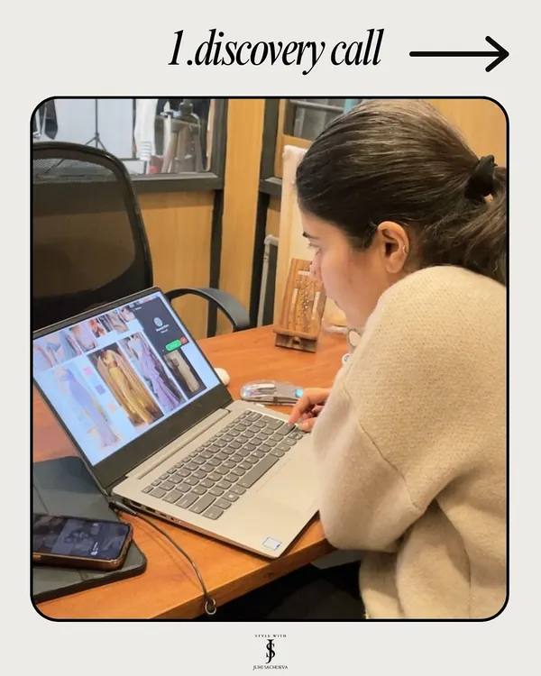 It all starts with a discovery call. This is where we connect to discuss your wedding dreams, personal style, and preferences. It's the foundation for creating your unique vision.