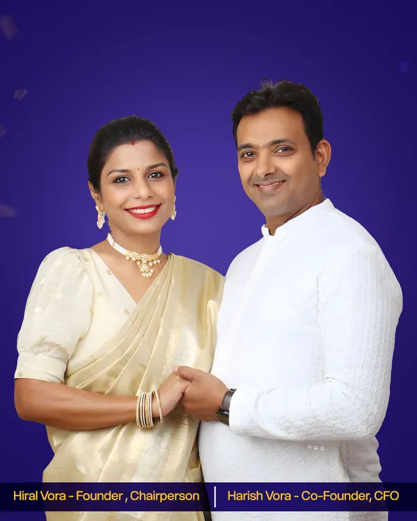 Celebrating 17 glorious years with my co-founder and husband, Harish Vora. Your trust and love have been the secret behind our entire journey, and we are so grateful for your support.
