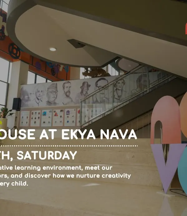 Explore Ekya Nava at our Open House, where creativity, curiosity, and hands-on learning come together. Meet our educators and discover our innovative spaces.