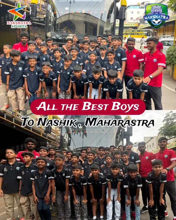 All the best, boys. Our team is on its way to Nashik, Maharashtra, to represent Karnataka and defend our U-15 title.