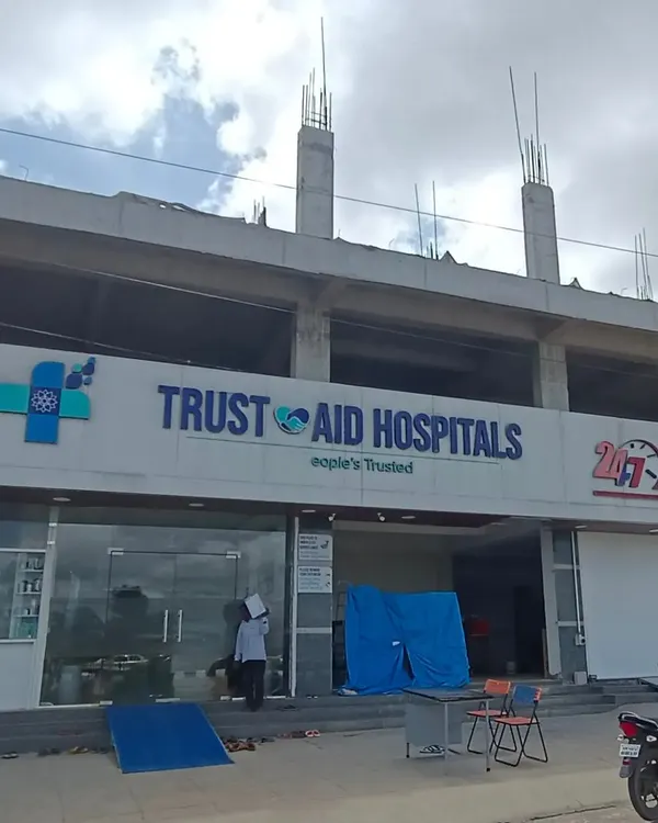 On-site at Trust Aid Hospital in Devanahalli. I was guiding the management on the Vastu layout for their new ward to create a healing environment that supports patient recovery and staff well-being.