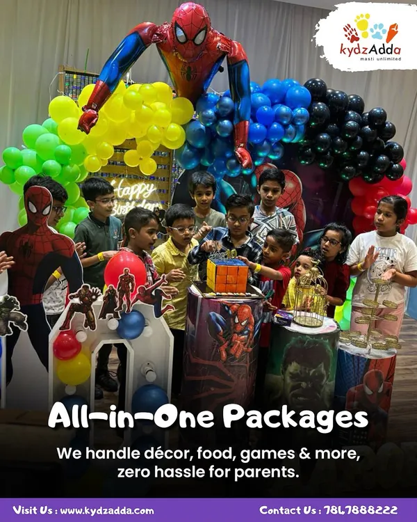 I believe every party should be an adventure. This Spiderman-themed bash shows how I handle everything with my all-in-one packages, from the incredible decor and themed cake stands to the games, so you can just enjoy the day without any hassle.