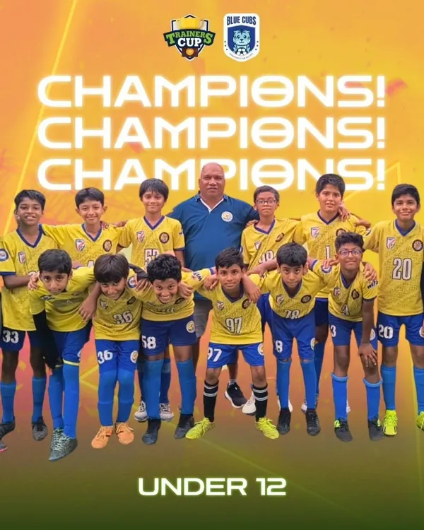 Our Under-12 team stands proud as champions of the Trainer's Cup 2025. A fantastic achievement after a long and competitive season.