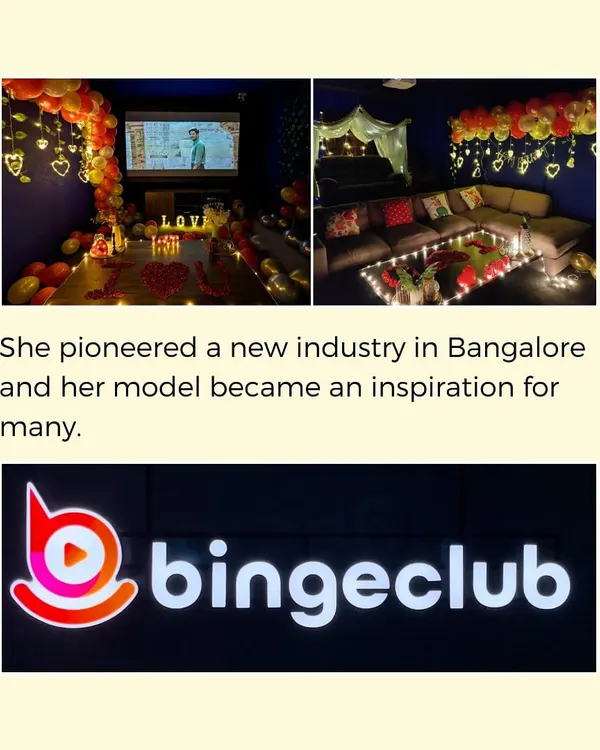 This is a little about my journey. I'm proud to have pioneered a new industry in Bangalore, creating a model for private, celebratory cinema experiences that has inspired many.