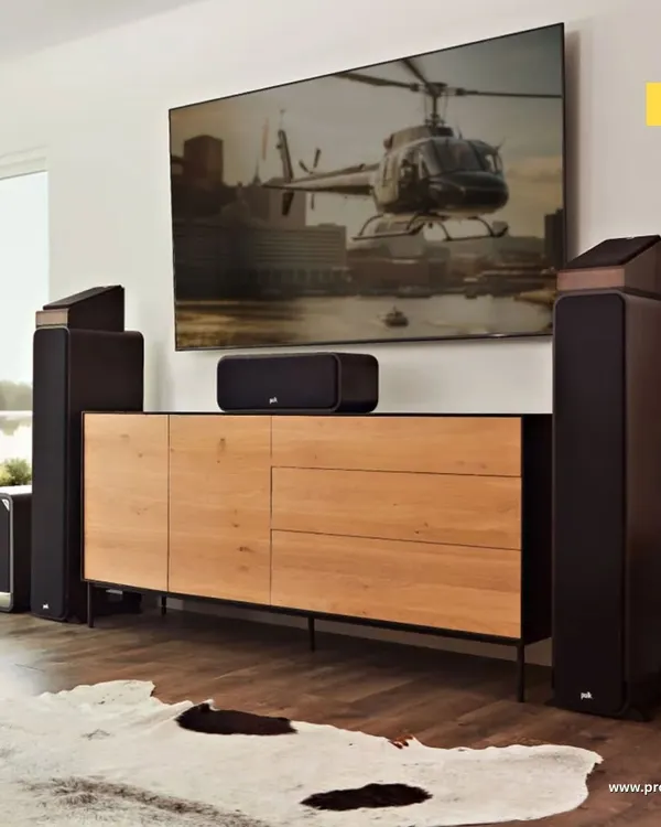 We create unparalleled home entertainment experiences with the Polk Signature Elite Series. This setup, featuring ES90 height modules, delivers immersive, detailed sound for movies, music, and more, bringing every scene to life.