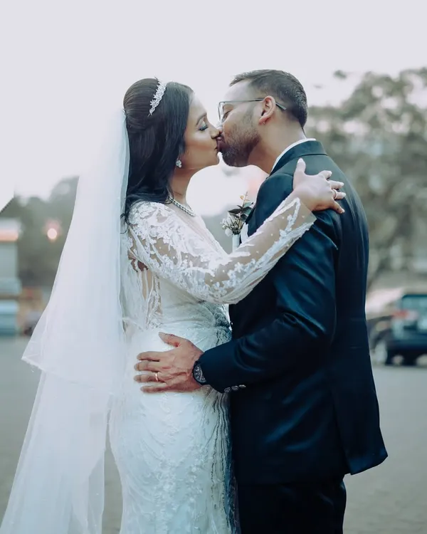 A romantic kiss shared by the newlyweds. This is the moment your new life begins, and I am there to capture it forever.