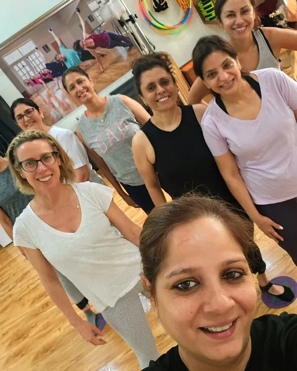 Happy times with this amazing group! The energy in the studio is always so positive and uplifting.
