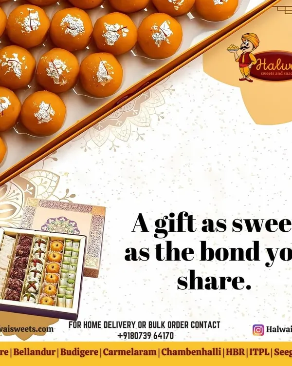 A gift as sweet as the bond you share. Our assorted sweet boxes, featuring everything from classic Motichoor Ladoos to a variety of barfis, are the perfect way to express love and appreciation for any occasion.