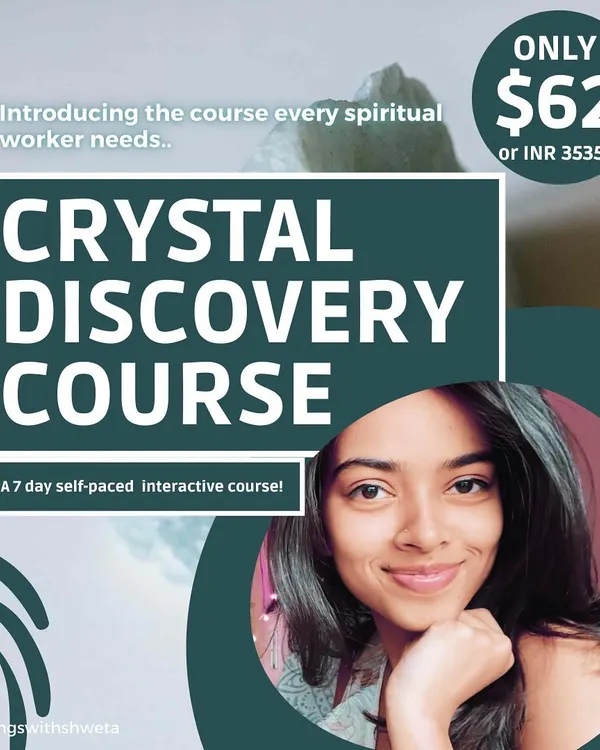 Introducing the Crystal Discovery Course, a 7-day self-paced interactive course for every spiritual worker. Learn to harness the power of crystals to transform your life.