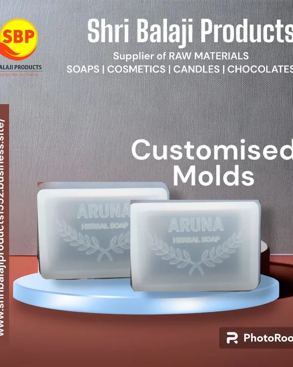 This is what it's all about: turning your brand into a tangible product. I created this custom silicone mold for "Aruna Herbal Soap," featuring their logo with a delicate leaf design, ready to produce beautiful, professional soaps.