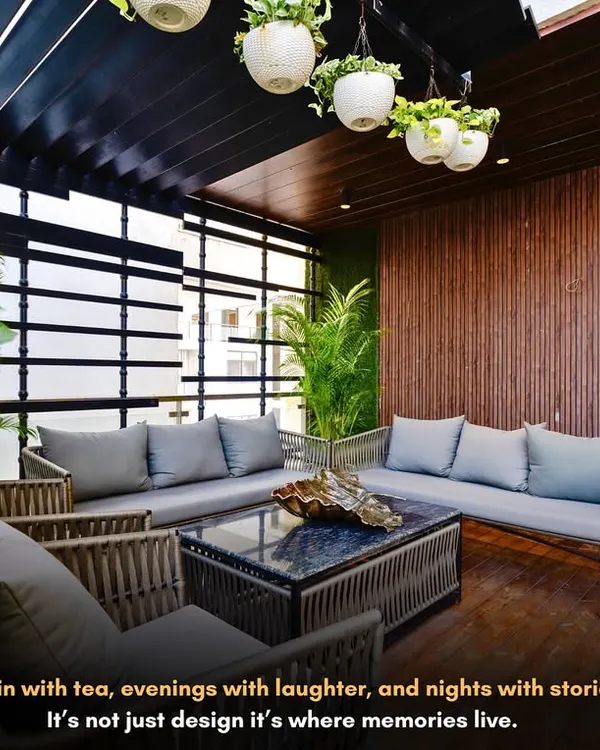 This cabana is designed to be a sanctuary. Surrounded by lush greenery, with comfortable seating and hanging planters, it's the perfect place for morning tea, evening conversations, and making memories.