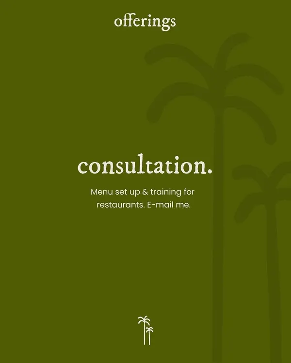 If you are a restaurant looking for help with menu setup, recipe development, or kitchen training, I offer detailed consultations. I will work with you to create a concept that is authentic, delicious, and works for your operations.