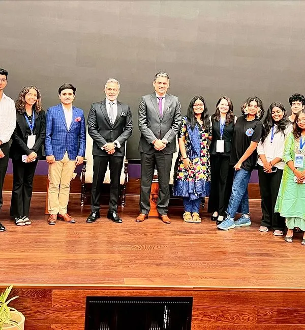 A group photo with the talented law students of OP Jindal Global University after I adjudicated their witness examination competition. Events like these are crucial for honing practical advocacy skills.