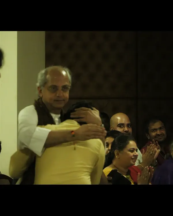 A blessing from my Guruji, Pt. Yogesh Samsi ji, after a performance. This moment is more valuable than any applause. His guidance is the foundation of my musical journey.