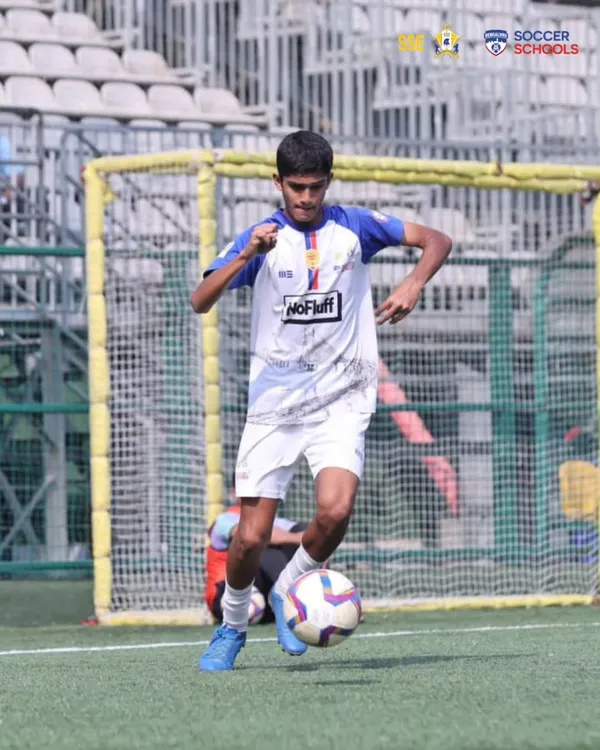 This is the journey we promise. Rio Pane, who developed with us for over three years, is seen here in action before signing with former I-League club Sudeva FC for their U17 team. We focus on preparing players for the next level.