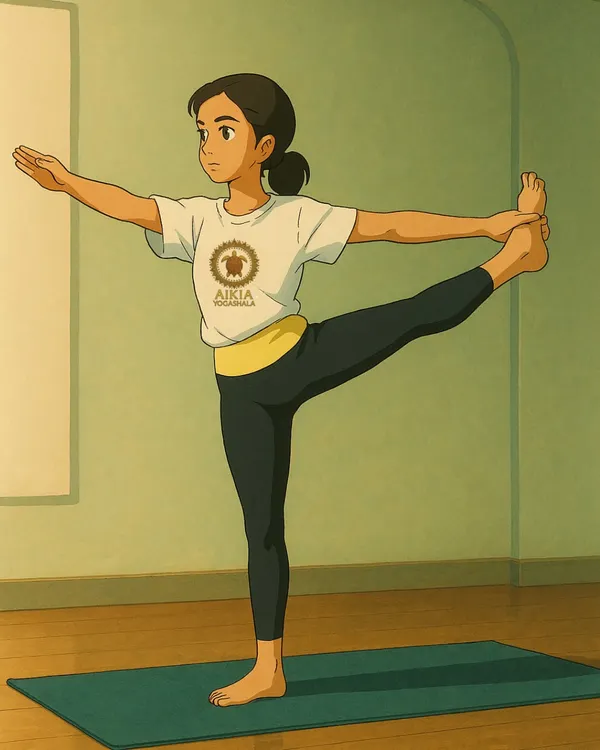 If Aikia were a Ghibli film. We imagine our shala as a magical space where breath flows like the wind and asanas bloom with inner peace.