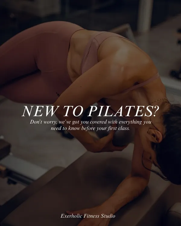 New to Pilates? Don't worry, we've got you covered. This image reassures beginners that no experience is needed. Just show up, and we'll guide you through the rest.