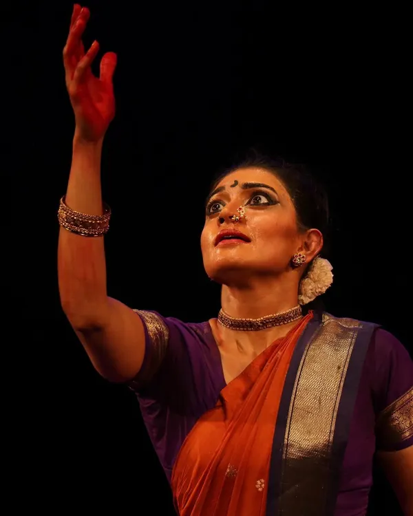 This is the raw emotion at the heart of my work. Portraying the 15th-century poet-saint Kanhopatra is a visceral experience, a journey into her vulnerability, agony, and ultimate surrender. My choreography for this piece aims to capture that catharsis, making her story felt, not just seen.