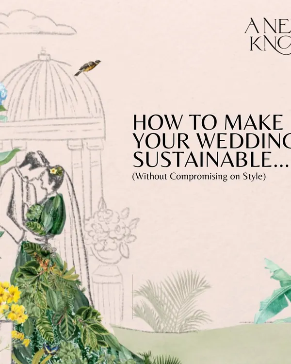 How to make your wedding sustainable without compromising on style. We believe in conscious celebrations and have the tools to help you make a difference.