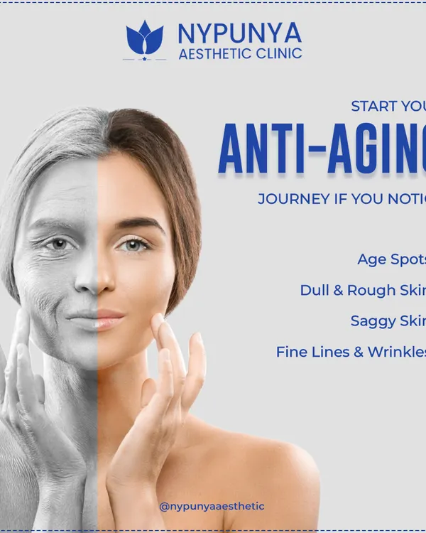 Your anti-aging journey should begin when you first notice signs like age spots, dull or rough skin, sagging, and fine lines. A proactive approach is always best.