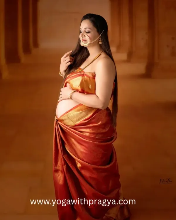 This image captures the reverence I hold for the journey of pregnancy. My practice taught me to respect the nature of my body, not just as a vessel, but as a source of life and profound wisdom. This is the energy I bring to my prenatal yoga classes, a space of honor and connection for you and your baby.