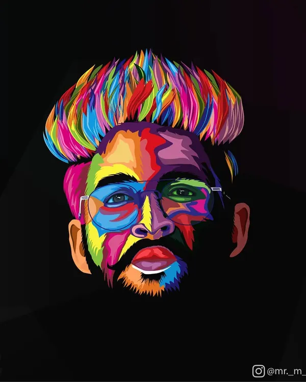 I transform portraits into vibrant, multi-color vector art. This pop-art style uses bold shapes and a dynamic palette to create a modern and eye-catching piece, perfect for a unique profile picture or a personal gift.