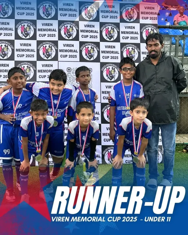 Proud of our U11 boys for their fighting spirit and earning the Runners-Up trophy at the Viren Memorial Cup.