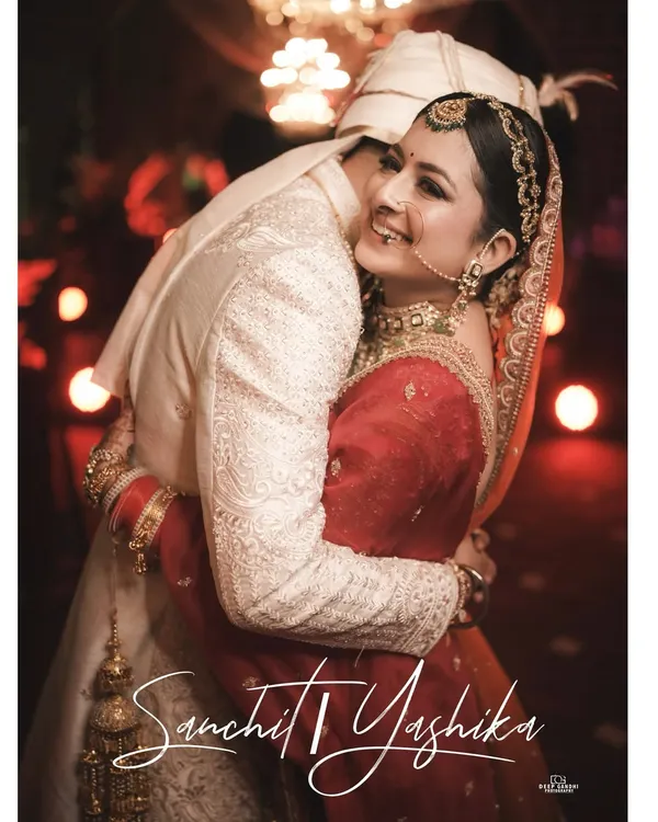 The purest moments are often the most candid. A heartfelt hug between the bride and groom, full of smiles and genuine emotion, right after the ceremony.