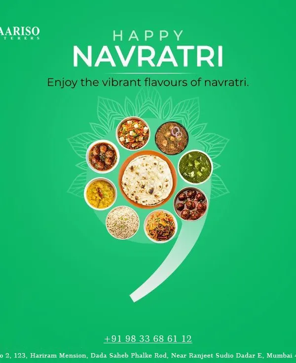 Happy Navratri. We offer special Navratri menus featuring a variety of fasting-friendly dishes to help you celebrate the vibrant flavors of this nine-day festival.