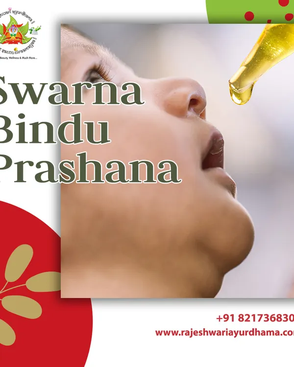 The administration of Swarna Bindu Prashana drops is a simple and safe process. I ensure each child is comfortable as I provide this natural immunity booster, a key practice in pediatric Ayurvedic care.