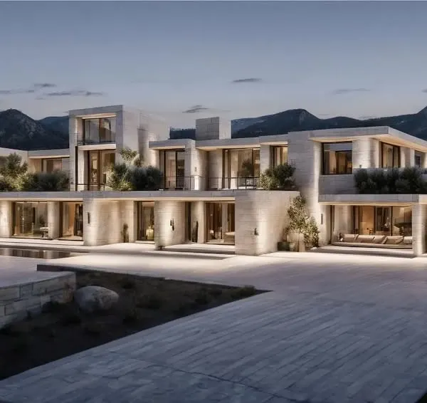 This private residential bungalow in Alibaug, spanning over 45,000 sq. ft., redefines luxury living. We designed this home to harmonize with its natural surroundings, offering breathtaking ocean views and spacious, elegant living areas that blur the line between inside and out.