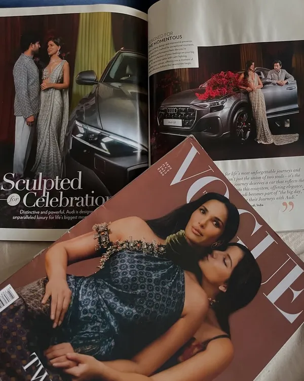 A career highlight, this is from my first-ever shoot for Vogue. This editorial spread for an Audi campaign showcases a sculpted, celebratory look perfect for high-end commercial work.