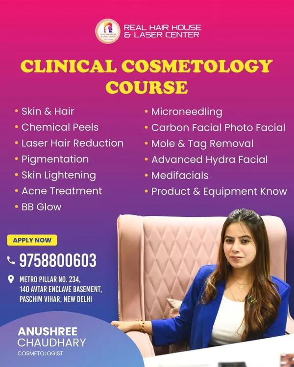 This is your first step towards becoming a certified clinical cosmetologist. Our course covers everything from the basics of skin and hair to advanced procedures like laser treatments and medifacials, giving you the practical skills you need to succeed.