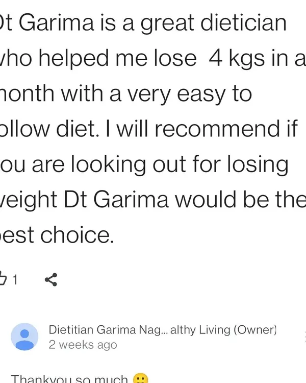 This client lost 4 kgs in just one month with a diet plan they found very easy to follow. It's a great example of how effective a simple, personalized approach can be for weight loss.
