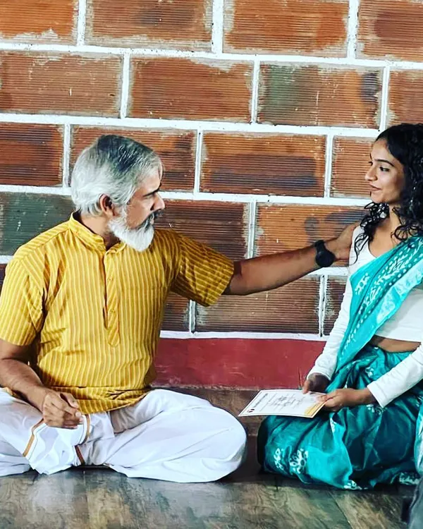 The Guru is the dispeller of darkness. I am forever grateful for the guidance of my guru, Acharya Bharath Shetty, who teaches me to find my own happiness within.