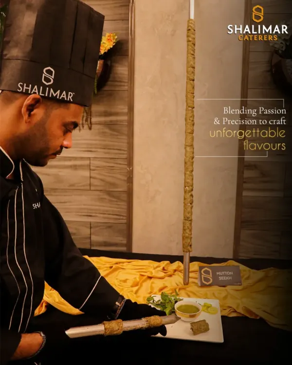 Our chef blends passion and precision to craft this impressively long Mutton Seekh kebab. It's not just food, it's a spectacle that promises unforgettable flavor.