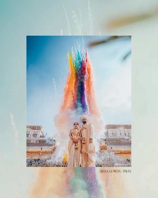 This is what a fairytale moment looks like. I designed this groom's classic ivory sherwani and dhoti set to perfectly complement his bride's attire, creating a stunning, coordinated look for their big day. The custom outfit ensures you both shine in your wedding photos.