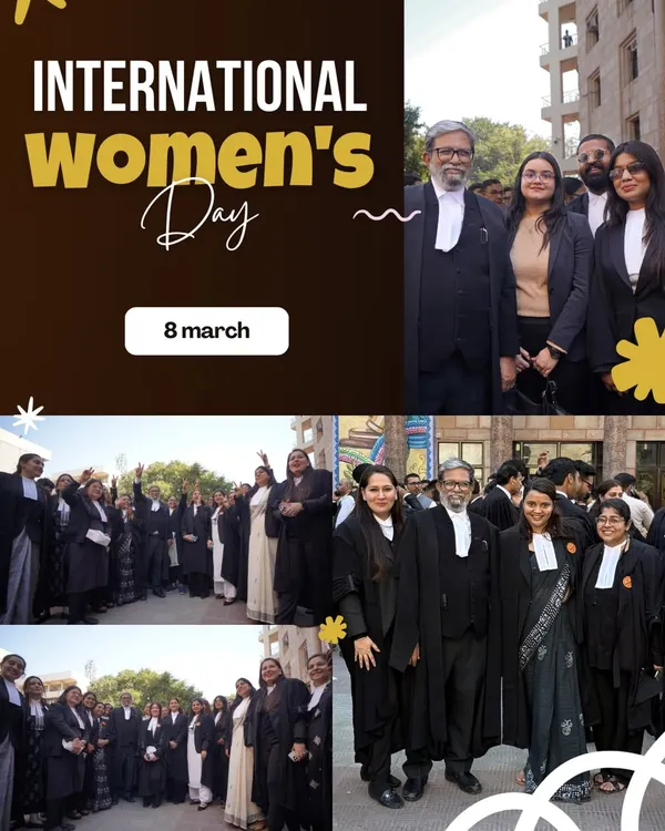 A collage celebrating International Women's Day with the inspiring women of our bar. Their dedication, resilience, and strength make our legal fraternity stronger, and I am committed to breaking barriers and shaping a more equitable future together.