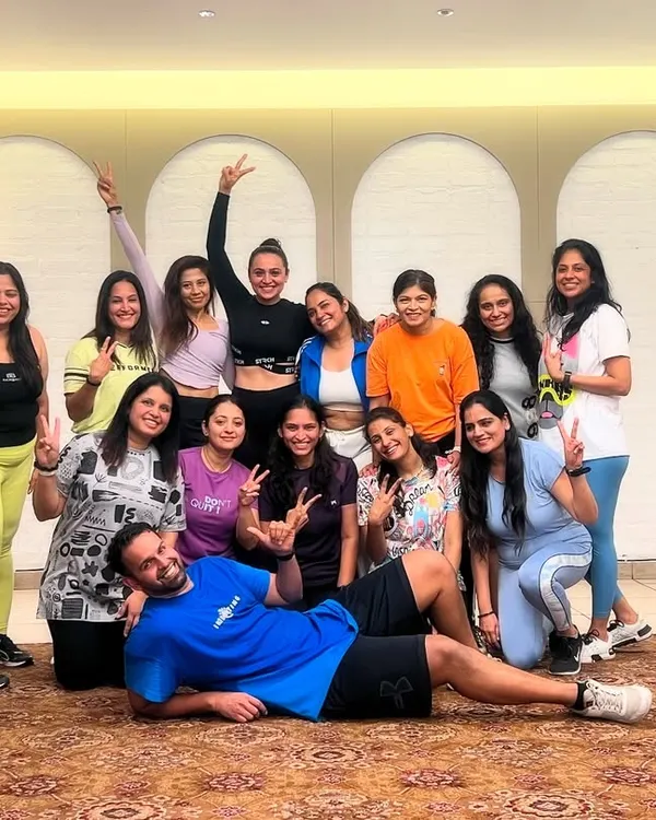 This was a first for me, a private event where a group of friends hired a space just to have a fun dance fitness workout together. What an amazing idea. Here is the group after we crushed the session.