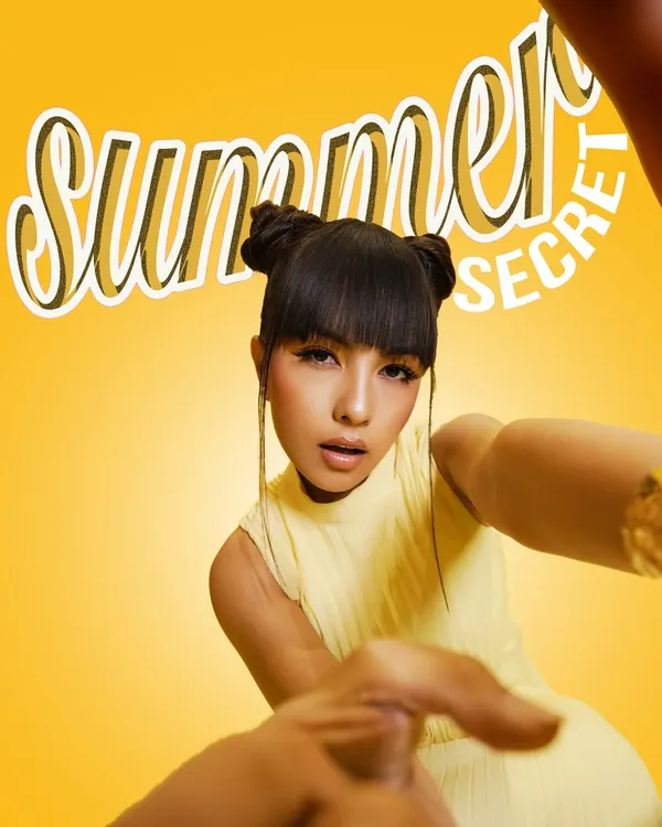 A vibrant graphic for "The Summer Edit 2025." This campaign is all about bold, sunny looks and radiating confidence.