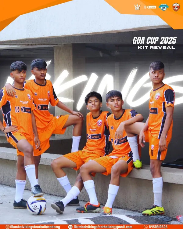 The Goa Cup 2025 kit reveal. Our warriors ready for battle in their brand new orange and black armour.